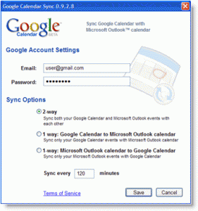 Google Calendar Sync