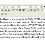 xinha-firefox-addon Xinha Firefox addon